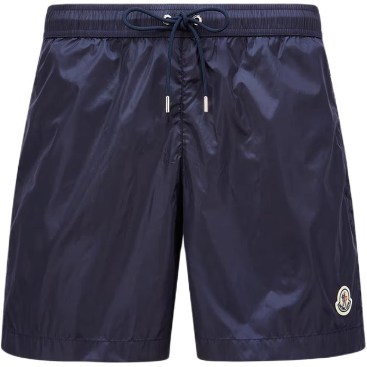 Плавательные шорты с завязками и нашивкой-логотипом Moncler, синий
Плавательные шорты с завязками и нашивкой-логотипом Moncler, синий