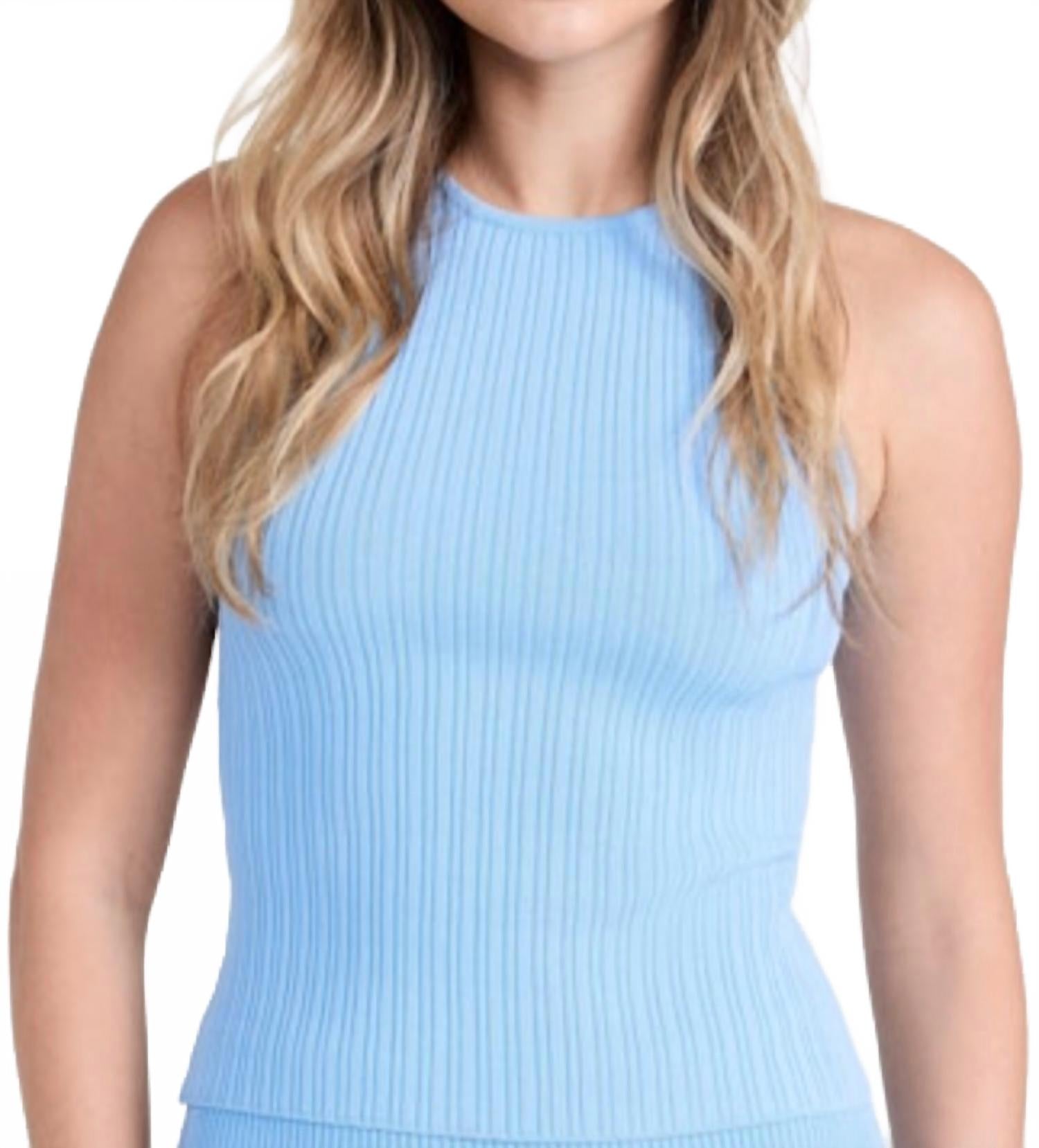 Varena Топ в небесно-голубом цвете Solid & Striped
Varena Топ в небесно-голубом цвете Solid & Striped