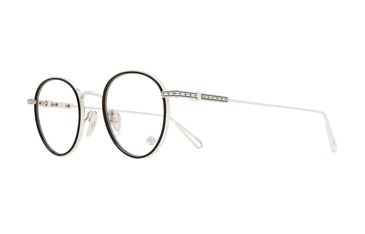 Металлическая круглая оправа для очков унисекс Chrome Hearts, черная
Металлическая круглая оправа для очков унисекс Chrome Hearts, черная
