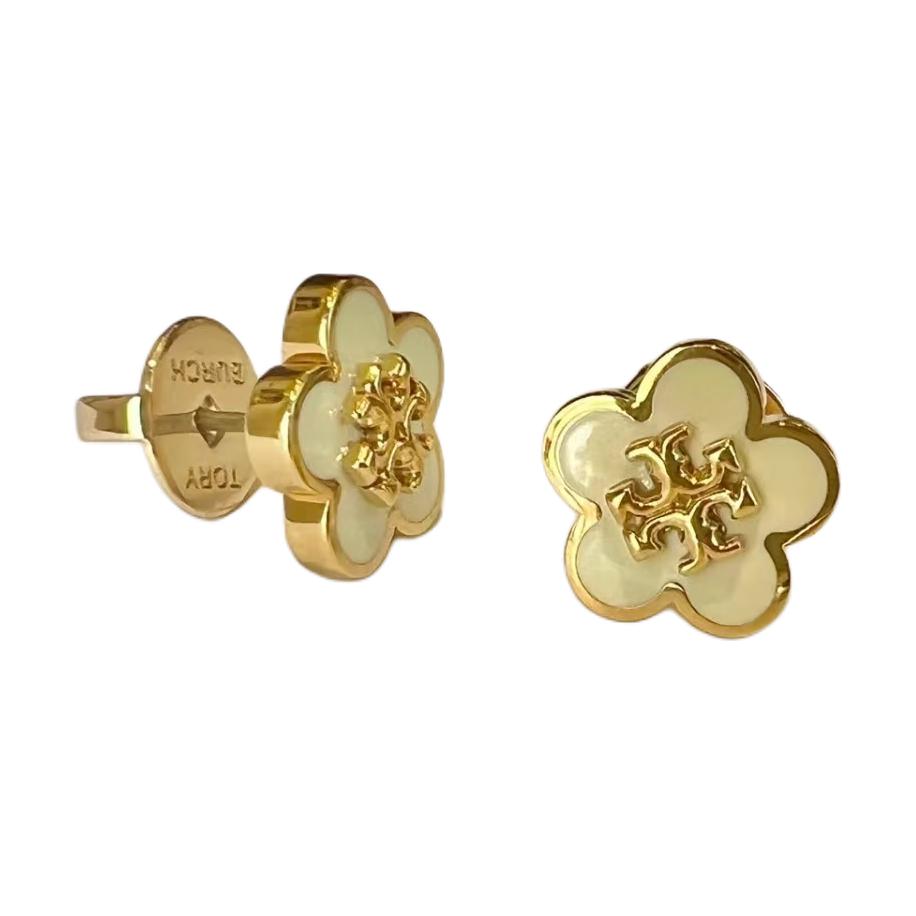 Серьги-гвоздики Kira Flower TORY BURCH, слоновая кость
Серьги-гвоздики Kira Flower TORY BURCH, слоновая кость