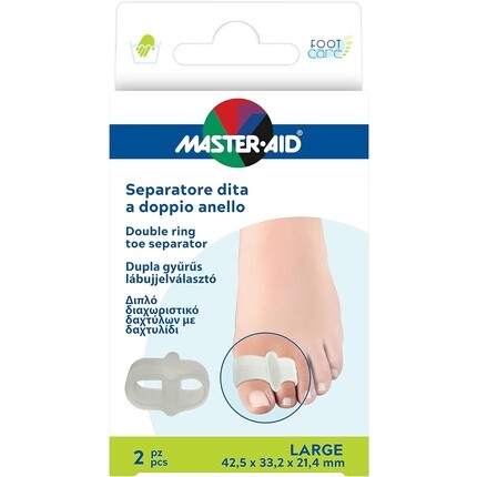 Foot Care Уход за ногами Fingertrenner Doppelring Groß
Foot Care Уход за ногами Fingertrenner Doppelring Groß