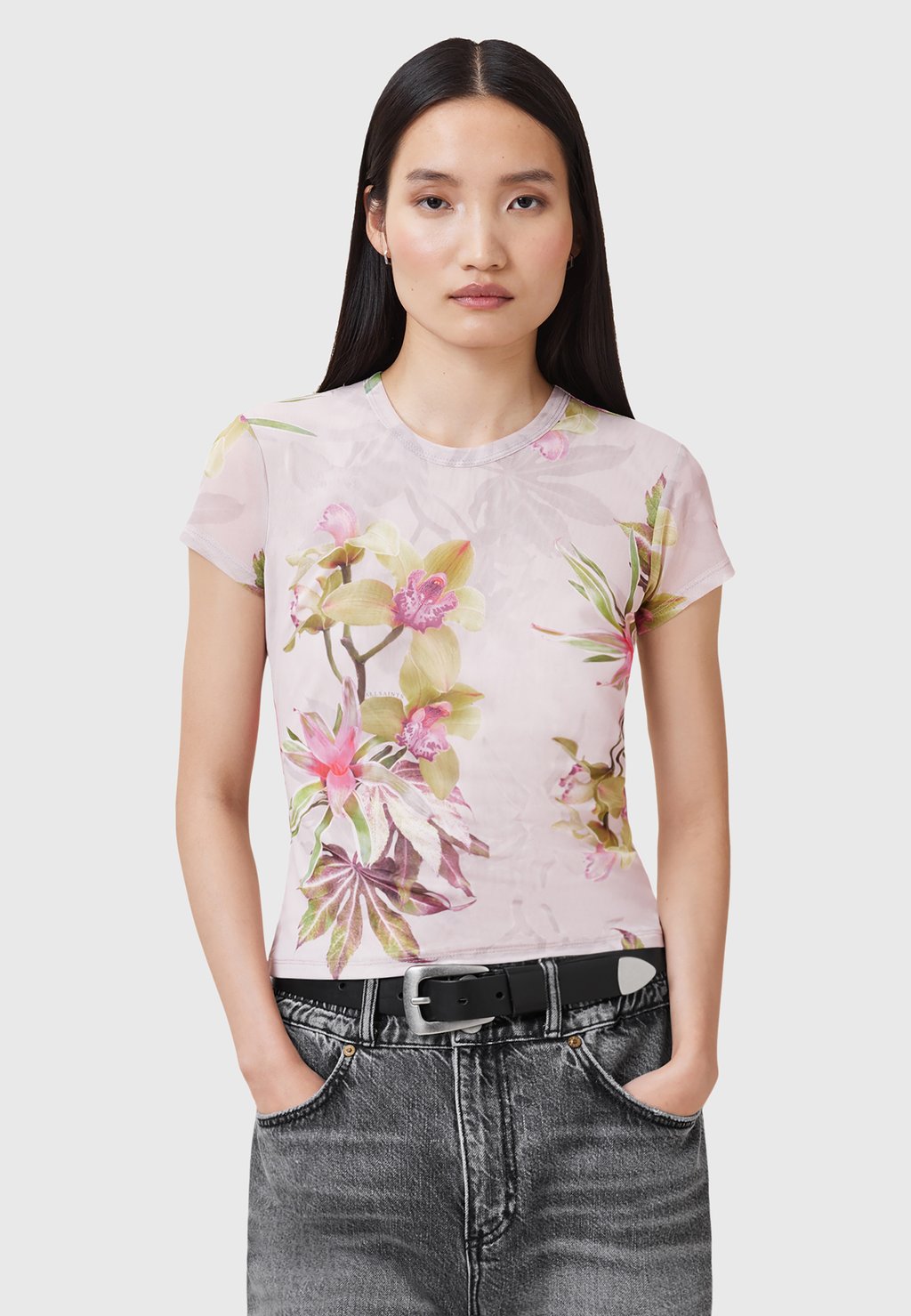 Футболка с принтом ELLIE AllSaints, розовый
Футболка с принтом ELLIE AllSaints, розовый