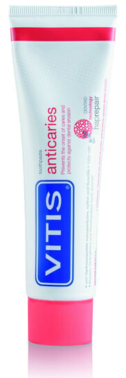 Зубная паста против кариеса, 100 мл Vitis Anticaries, DENTAID
Зубная паста против кариеса, 100 мл Vitis Anticaries, DENTAID