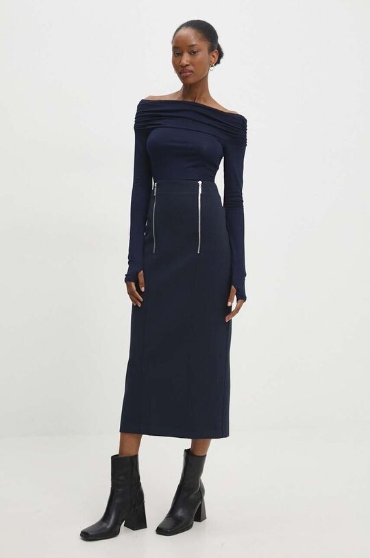 Юбка Answear Lab, темно-синий
Юбка Answear Lab, темно-синий