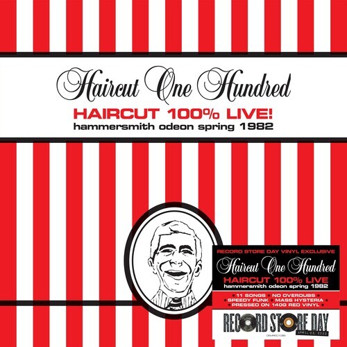 Виниловая пластинка Haircut 100: Haircut 100% Live (Hammersmith Odeon 1982) - Limited 140-Gram Red Colored Vinyl
Виниловая пластинка Haircut 100: Haircut 100% Live (Hammersmith Odeon 1982) - Limited 140-Gram Red Colored Vinyl
