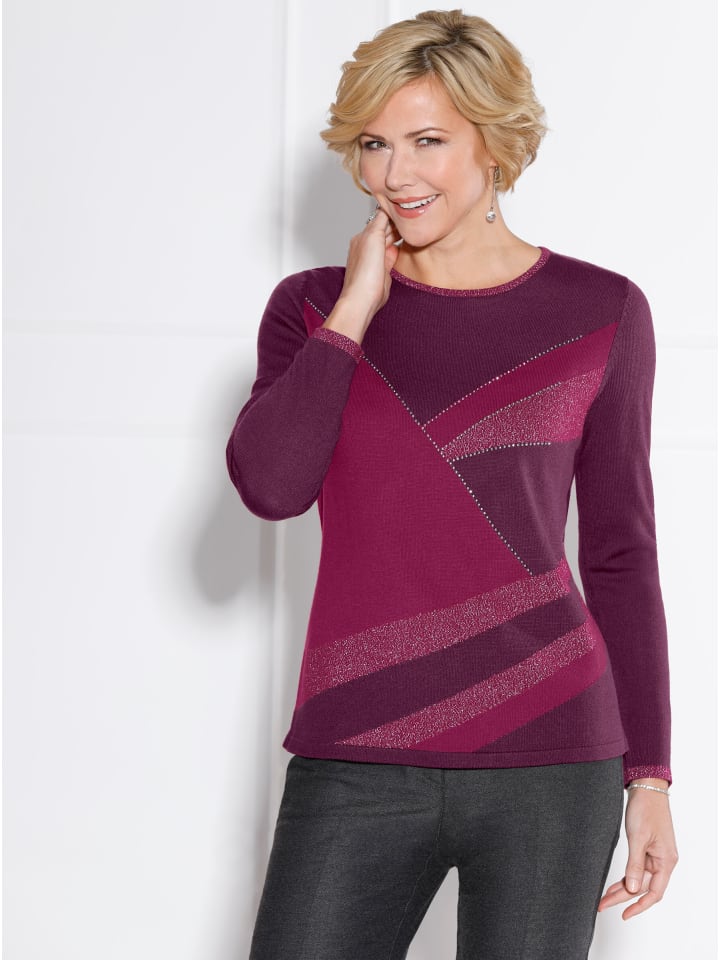 Свитер с круглым вырезом в ежевичном узоре WITT WEIDEN
Свитер с круглым вырезом в ежевичном узоре WITT WEIDEN