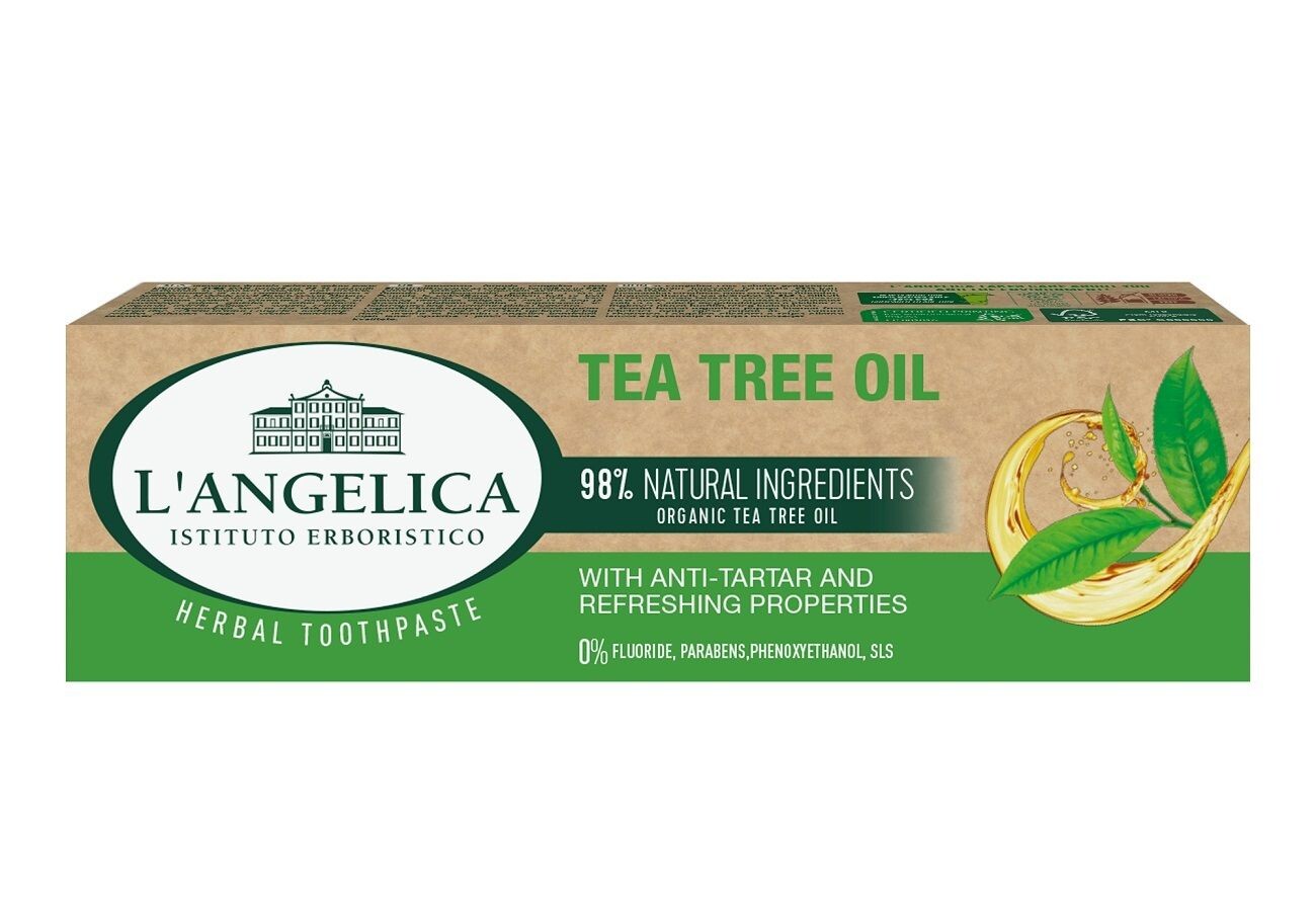 L’Angelica Tea Tree Oil Зубная паста, 75 ml
L’Angelica Tea Tree Oil Зубная паста, 75 ml