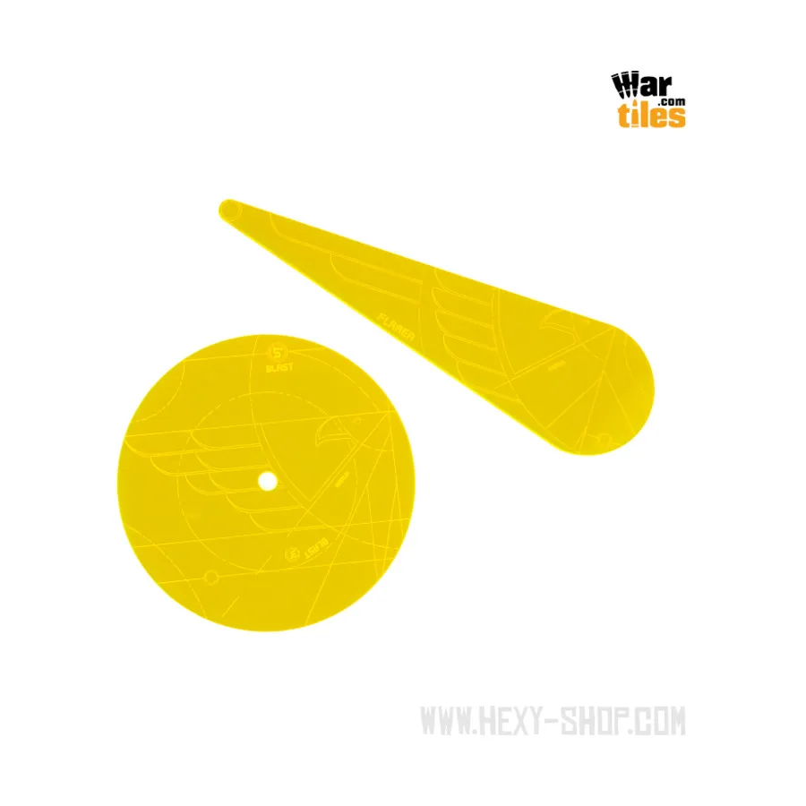 Боевые шаблоны — имперские, желтые, War Tiles - Markers, Rulers, & Tokens
Боевые шаблоны — имперские, желтые, War Tiles - Markers, Rulers, & Tokens