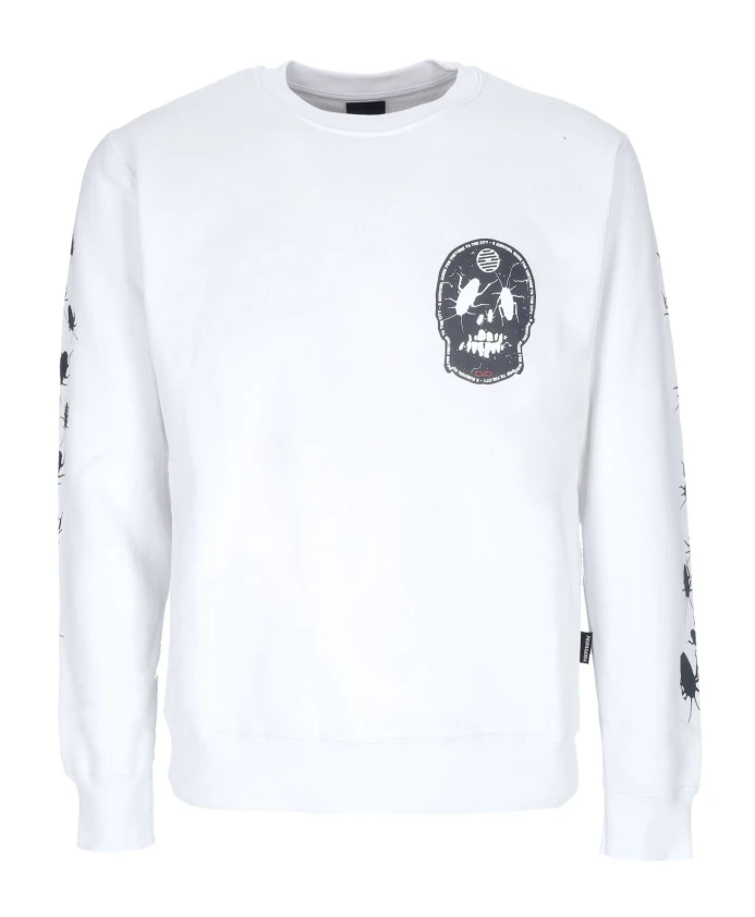 Белая толстовка с круглым вырезом и принтом Propaganda, белый
Белая толстовка с круглым вырезом и принтом Propaganda, белый