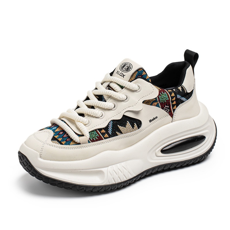 BAKE Амортизирующие износостойкие низкие массивные кроссовки мужские бело-черные, цвет White Black
BAKE Амортизирующие износостойкие низкие массивные кроссовки мужские бело-черные, цвет White Black