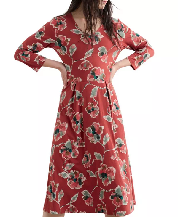 Женское платье с рукавами три четверти и видом на пирс Seasalt Cornwall, красный
Женское платье с рукавами три четверти и видом на пирс Seasalt Cornwall, красный