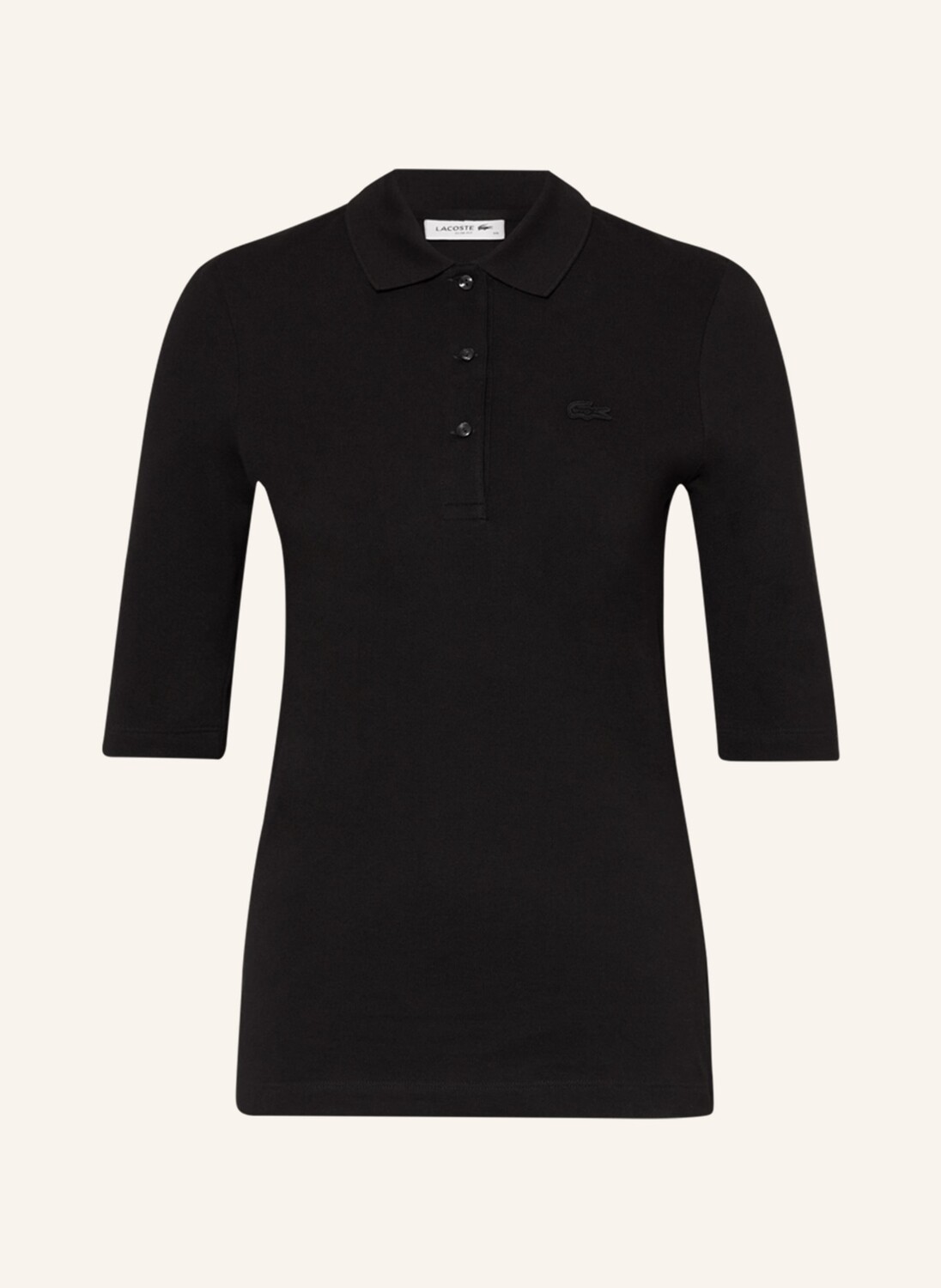 Рубашка-поло из пике с рукавами 3/4 LACOSTE, черный
Рубашка-поло из пике с рукавами 3/4 LACOSTE, черный
