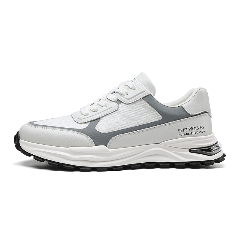 SEPTWOLVES Антискользящие и износостойкие дышащие мужские повседневные туфли низкие HD - белые, цвет White
SEPTWOLVES Антискользящие и износостойкие дышащие мужские повседневные туфли низкие HD - белые, цвет White