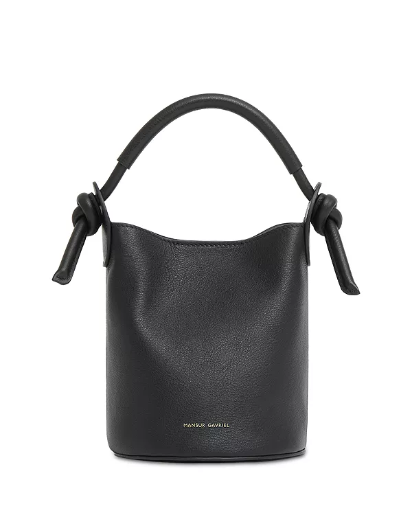 Миниатюрная кожаная сумка-ведро Fortuna Mansur Gavriel, черный
Миниатюрная кожаная сумка-ведро Fortuna Mansur Gavriel, черный