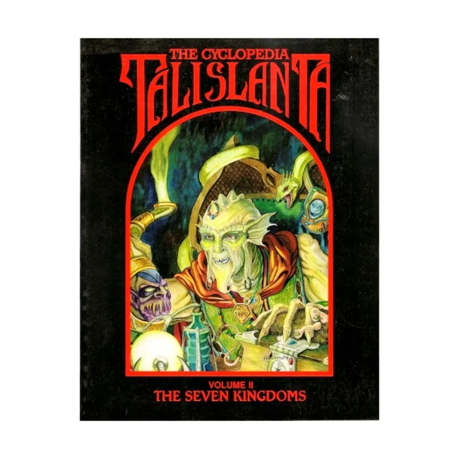 Cyclopedia Talislanta #2 - The Seven Kingdoms, Talislanta (Bard Games), мягкая обложка
Cyclopedia Talislanta #2 - The Seven Kingdoms, Talislanta (Bard Games), мягкая обложка