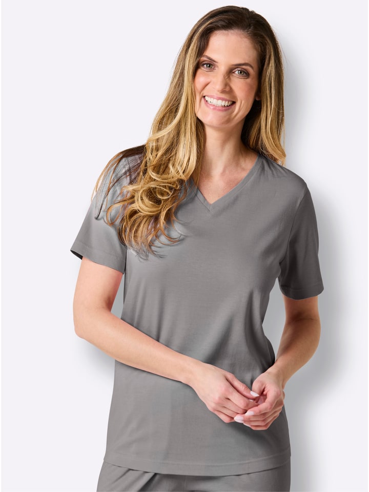 Пижамная рубашка каменно-серого цвета WITT WEIDEN
Пижамная рубашка каменно-серого цвета WITT WEIDEN