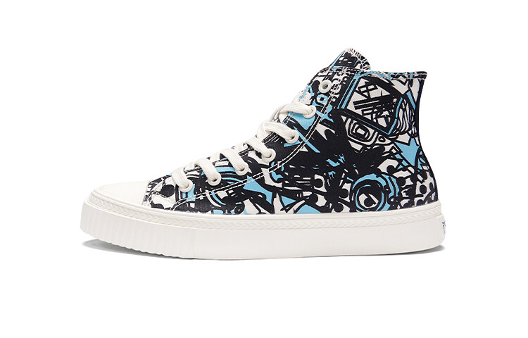 Мужские парусиновые туфли с высоким берцем, белые/синие Istep
Мужские парусиновые туфли с высоким берцем, белые/синие Istep