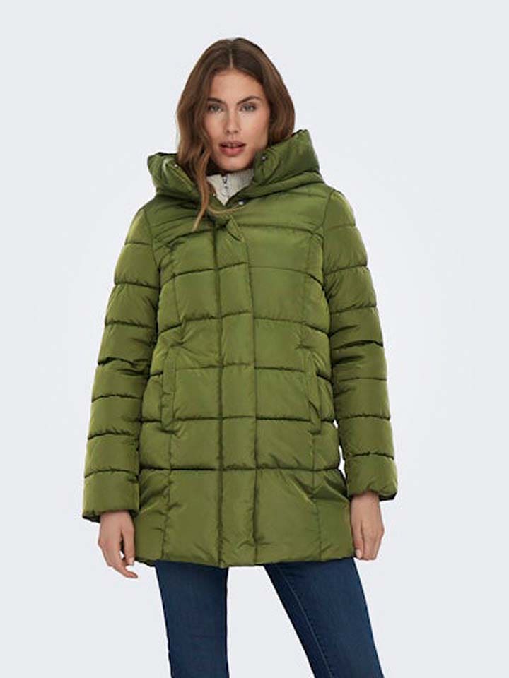 Стеганая куртка ONLY Steppjacke, зеленый
Стеганая куртка ONLY Steppjacke, зеленый