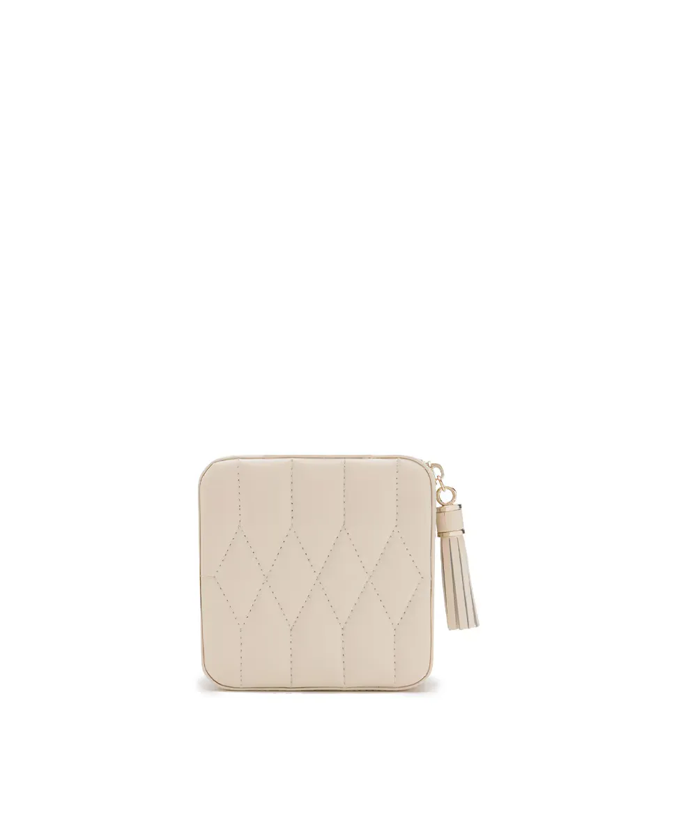 Кремовая шкатулка для драгоценностей Caroline Travel на молнии Wolf, цвет Crema
Кремовая шкатулка для драгоценностей Caroline Travel на молнии Wolf, цвет Crema