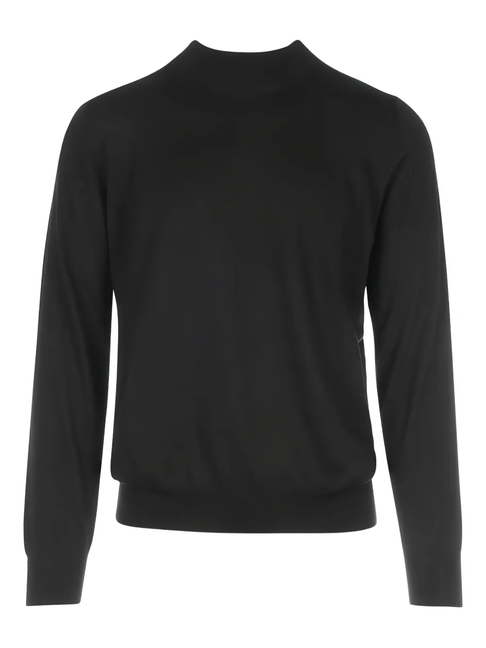 Шерстяной свитер с воротником-стойкой Gran Sasso, черный
Шерстяной свитер с воротником-стойкой Gran Sasso, черный