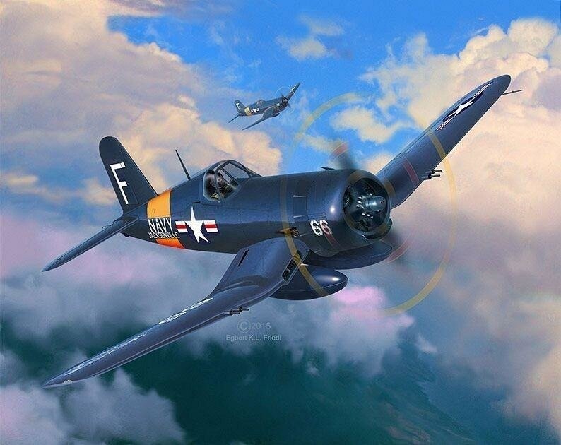 Revell, Набор F4U-4 Corsair, Модельный комплект, 8+
Revell, Набор F4U-4 Corsair, Модельный комплект, 8+