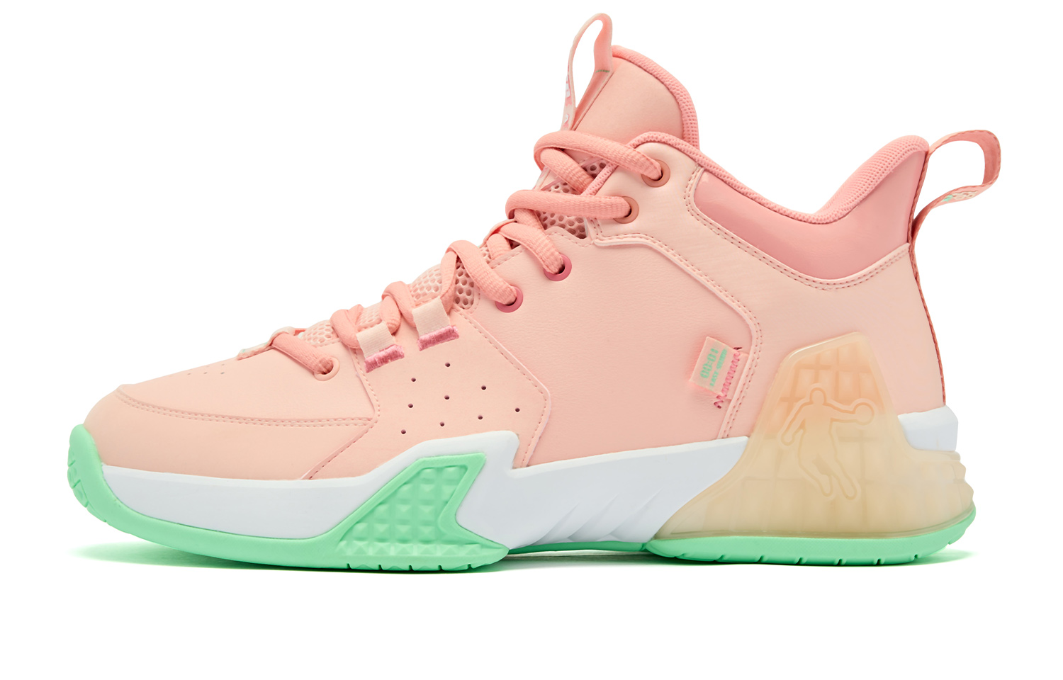 QIAODAN Баскетбольные кроссовки Kill Shot 1.0 мужские, средней высоты, фарфорово-розовый/абрикосово-розовый
QIAODAN Баскетбольные кроссовки Kill Shot 1.0 мужские, средней высоты, фарфорово-розовый/абрикосово-розовый