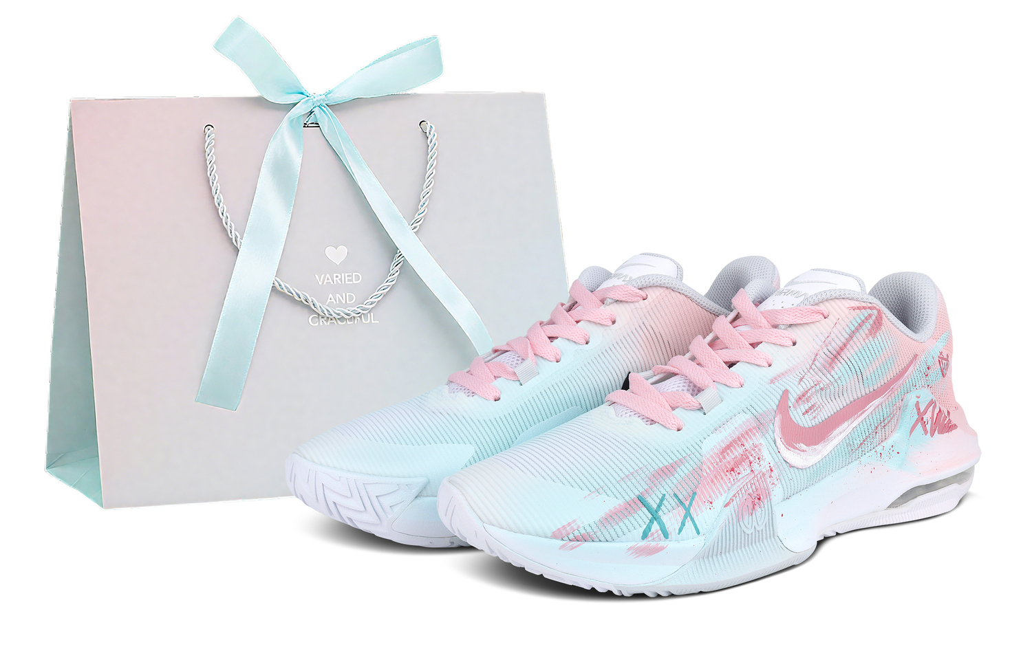 Nike Кроссовки баскетбольные мужские mid top Air Max Impact 4 с амортизацией, устойчивостью к истиранию, дышащие розовые синие
Nike Кроссовки баскетбольные мужские mid top Air Max Impact 4 с амортизацией, устойчивостью к истиранию, дышащие розовые синие