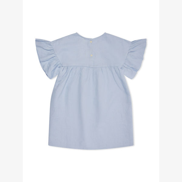 Платье H&M Adorables из льна с оборками на рукавах 2-10 лет, синий
Платье H&M Adorables из льна с оборками на рукавах 2-10 лет, синий