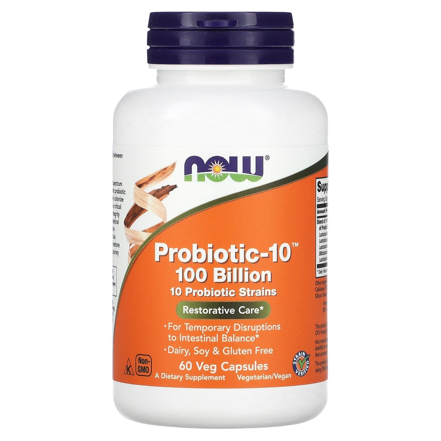 Now Foods Probiotic-10 100 миллиардов 60 вегетарианских капсул
Now Foods Probiotic-10 100 миллиардов 60 вегетарианских капсул