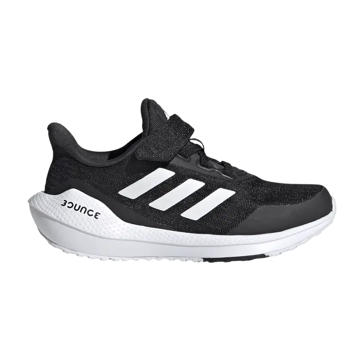 Кроссовки EQ21 Run Velcro J 'Black White', черный 
Кроссовки EQ21 Run Velcro J 'Black White', черный