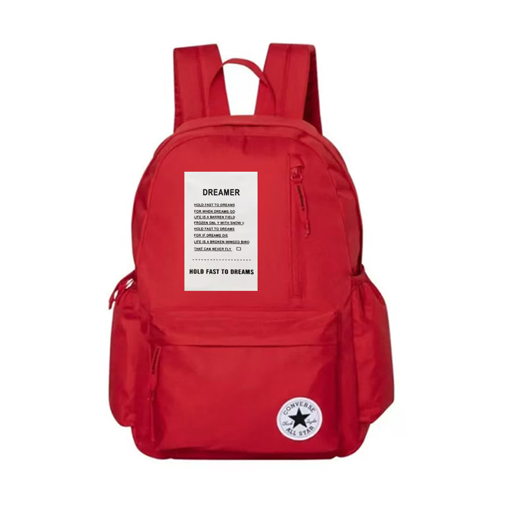 Converse Полиэстеровый рюкзак средний размер унисекс красный, Letter 
Converse Полиэстеровый рюкзак средний размер унисекс красный, Letter