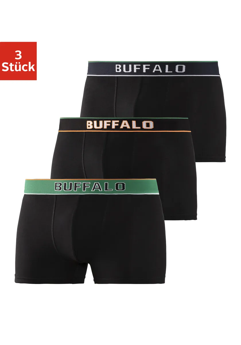 Buffalo Boxer "Боксеры мужские" (3 шт.) из смеси хлопка, цвет Schwarz-Navy, Schwarz, Schwarz-Grün
Buffalo Boxer "Боксеры мужские" (3 шт.) из смеси хлопка, цвет Schwarz-Navy, Schwarz, Schwarz-Grün