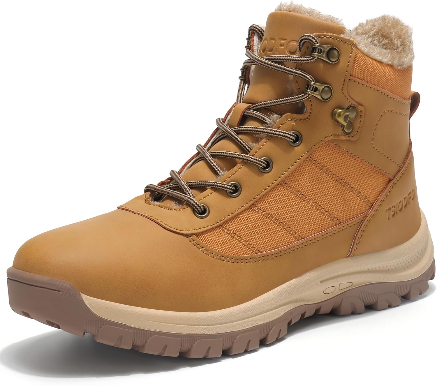 Мужские зимние водонепроницаемые кожаные ботинки TSIODFO для походов и активного отдыха, светло-коричневый
Мужские зимние водонепроницаемые кожаные ботинки TSIODFO для походов и активного отдыха, светло-коричневый