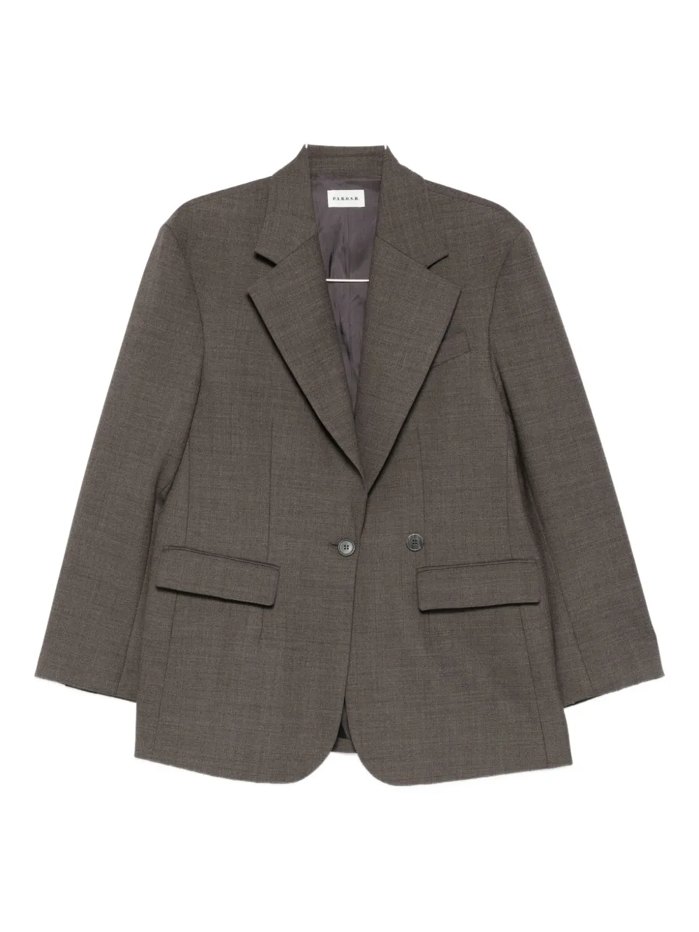 Пиджак с карманами с клапанами P.A.R.O.S.H., коричневый
Пиджак с карманами с клапанами P.A.R.O.S.H., коричневый