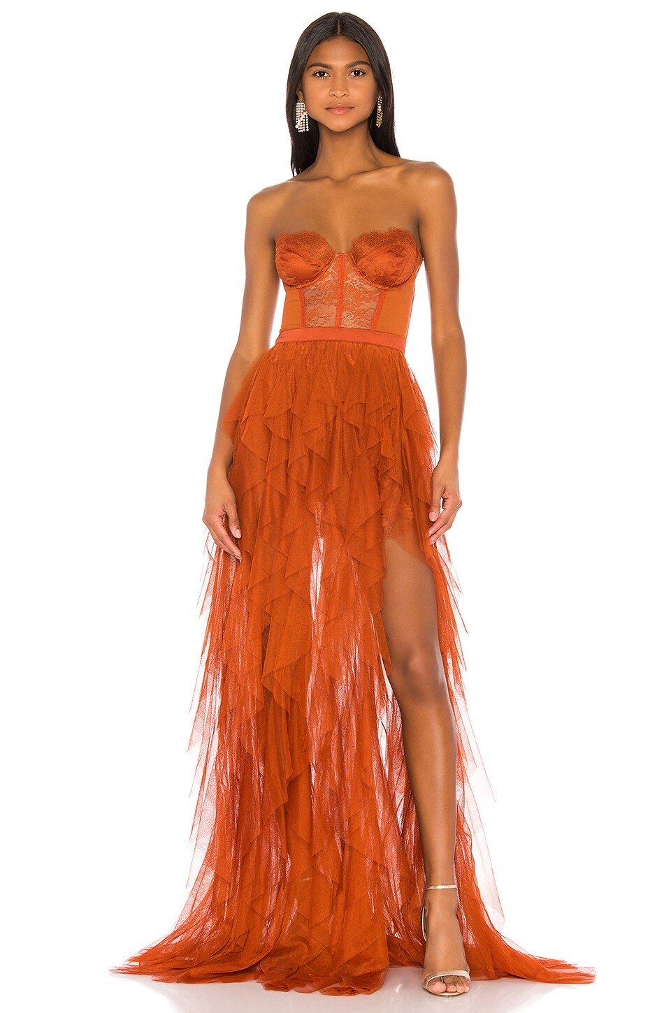 Платье For Love & Lemons x REVOLVE Bustier Gown, цвет Rust
Платье For Love & Lemons x REVOLVE Bustier Gown, цвет Rust