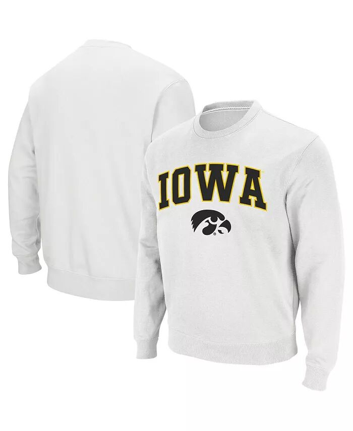 Мужская толстовка Iowa Hawkeyes Arch and Logo с круглым вырезом Colosseum, белый
Мужская толстовка Iowa Hawkeyes Arch and Logo с круглым вырезом Colosseum, белый