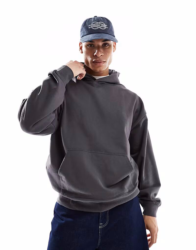 Толстовка оверсайз New Look темно-серого цвета
Толстовка оверсайз New Look темно-серого цвета