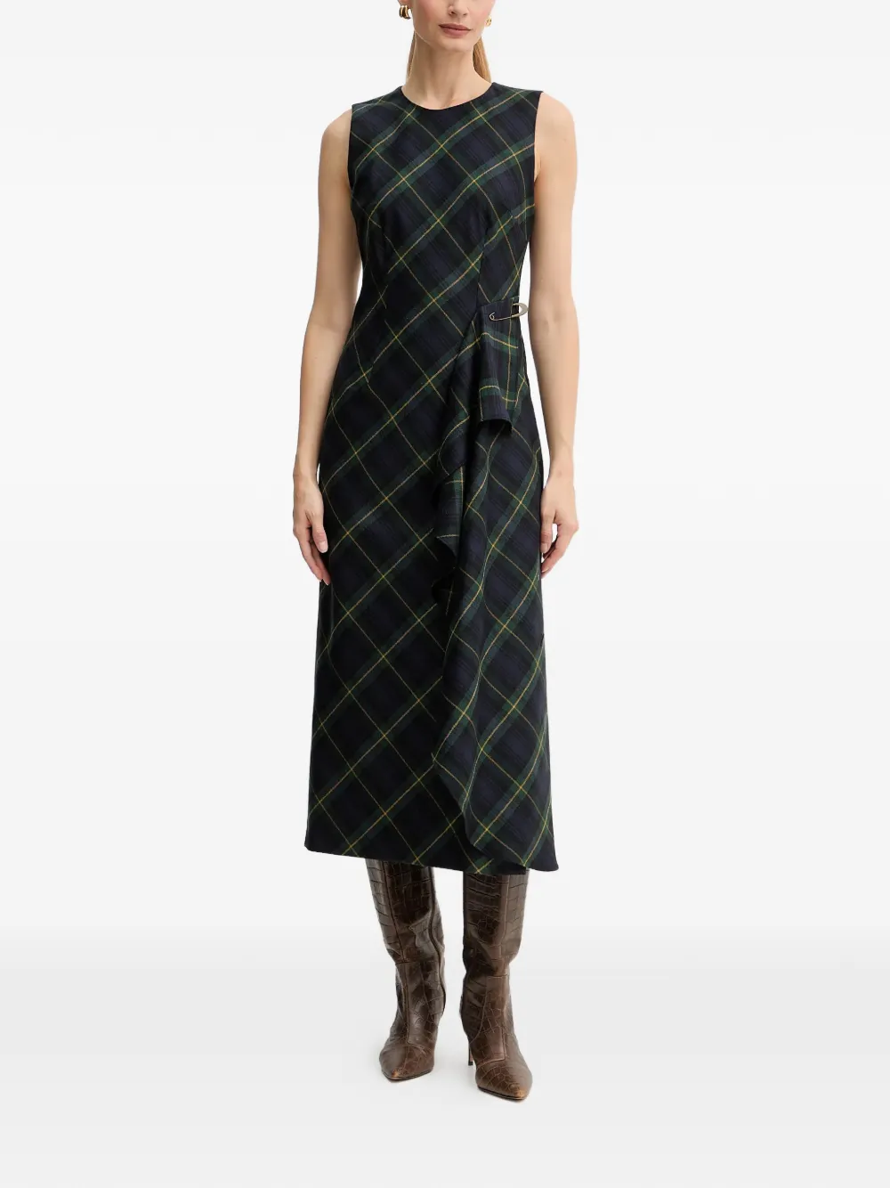 Платье миди Geco в клетку тартан Luisa Spagnoli, синий
Платье миди Geco в клетку тартан Luisa Spagnoli, синий