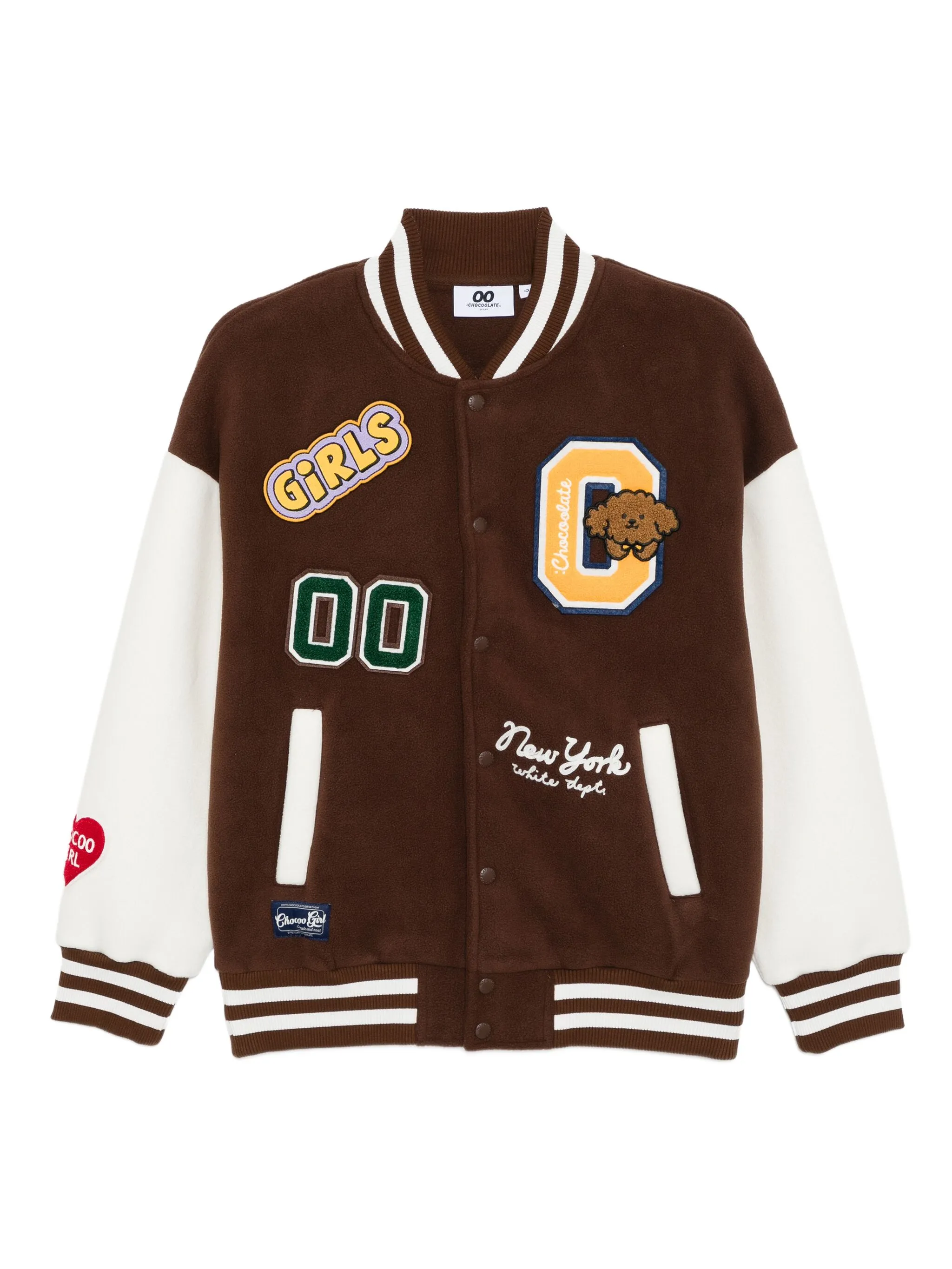 Куртка с вышитым логотипом Chocoolate, коричневый
Куртка с вышитым логотипом Chocoolate, коричневый