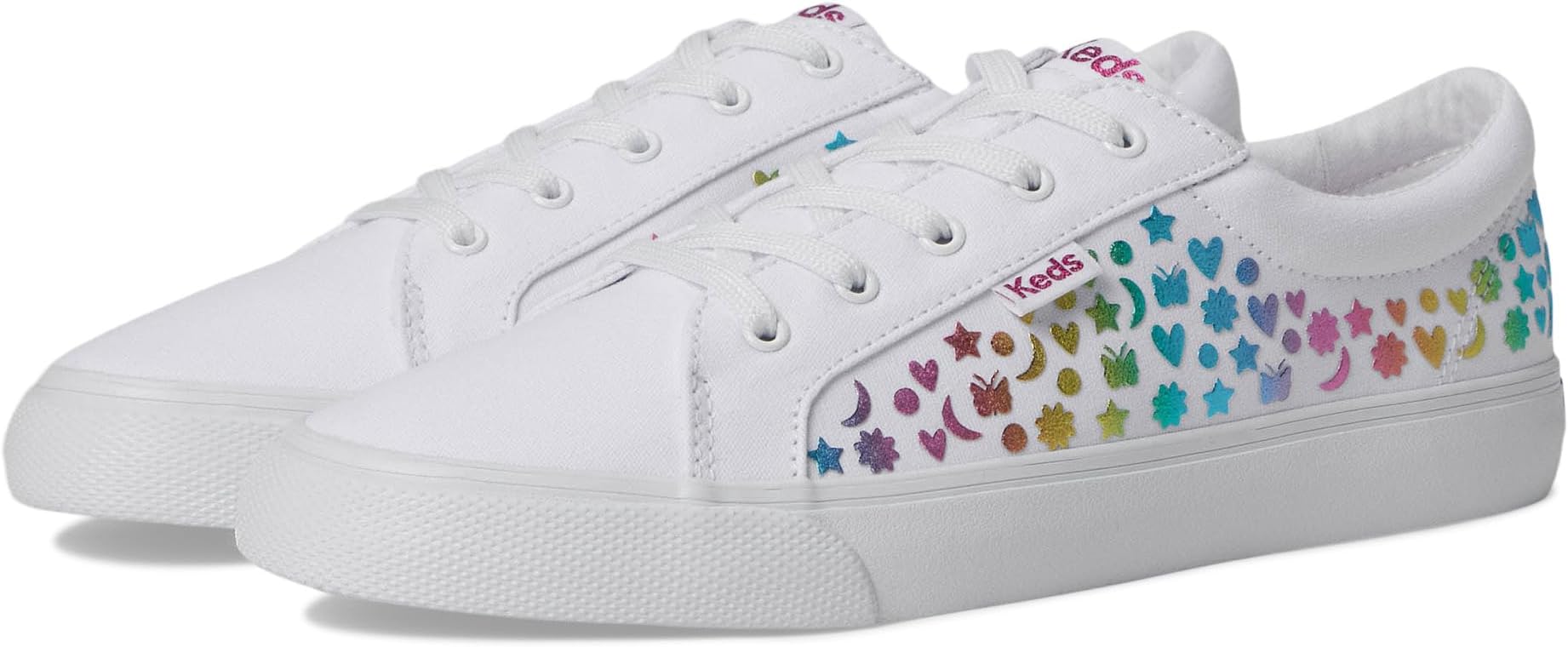 Кроссовки Keds Kids Jumpkick Studded Foil, White/Rainbow
Кроссовки Keds Kids Jumpkick Studded Foil, White/Rainbow