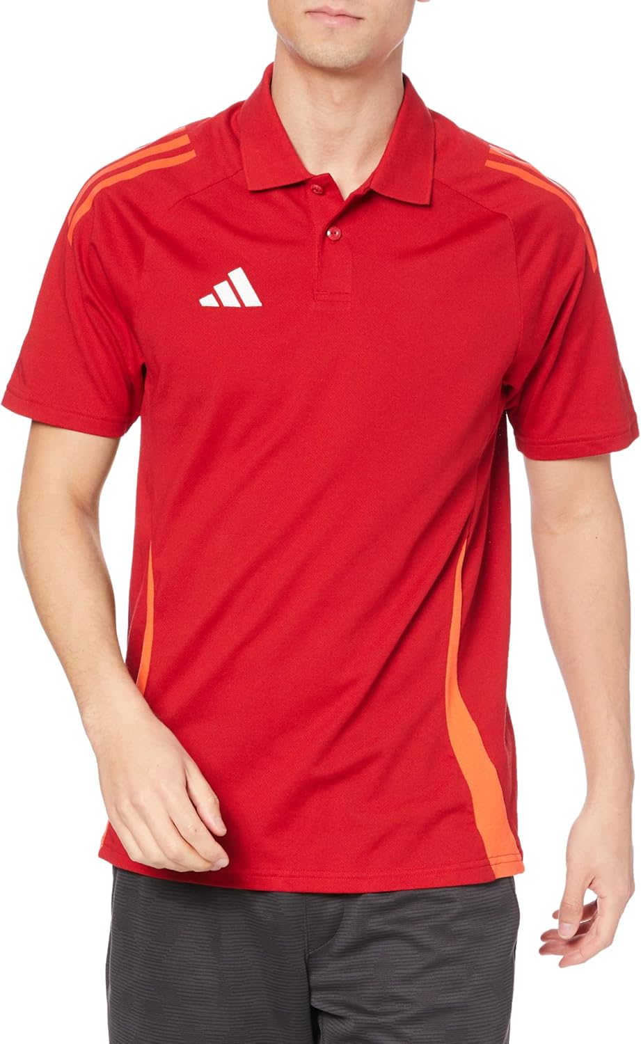 Мужская футбольная поло-рубашка Tiro 24 Competition, модель HAP53 Adidas, красный
Мужская футбольная поло-рубашка Tiro 24 Competition, модель HAP53 Adidas, красный