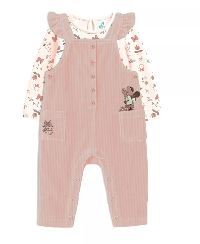 Комплект для девочек из двух предметов: топ Minnie Mouse и вельветовый комбинезон Disney, розовый
Комплект для девочек из двух предметов: топ Minnie Mouse и вельветовый комбинезон Disney, розовый