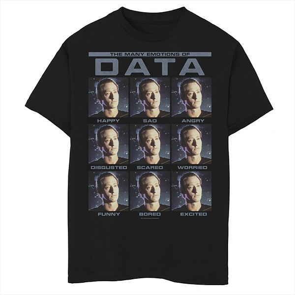 Футболка с принтом Star Trek Next Generation Emotions of Data для мальчиков 8-20 Licensed Character
Футболка с принтом Star Trek Next Generation Emotions of Data для мальчиков 8-20 Licensed Character