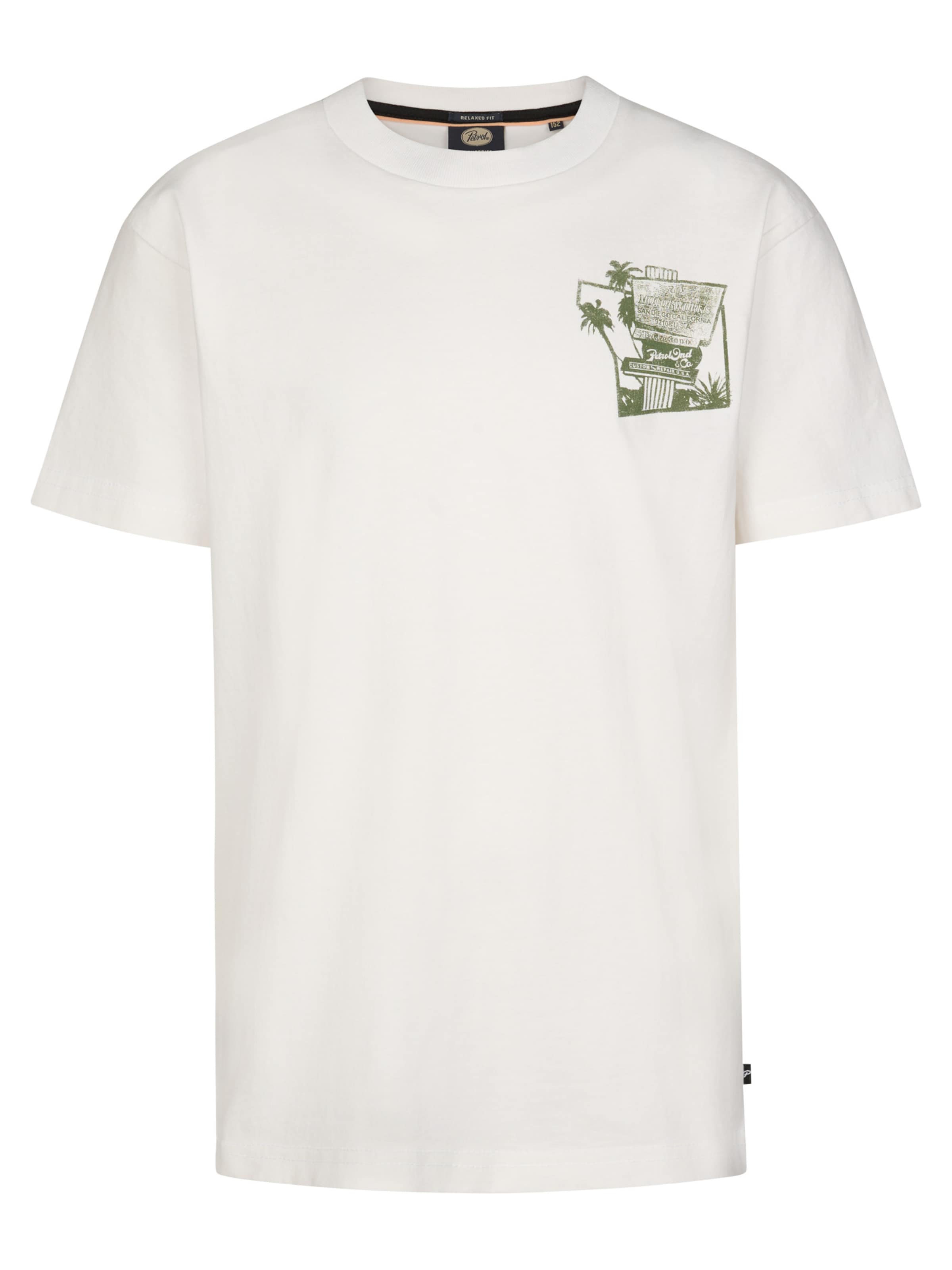 Petrol Industries Футболка 'Mezcal' в цвете Off White
Petrol Industries Футболка 'Mezcal' в цвете Off White