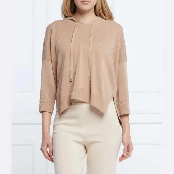 Льняная толстовка свободного кроя Peserico, бежевый
Льняная толстовка свободного кроя Peserico, бежевый