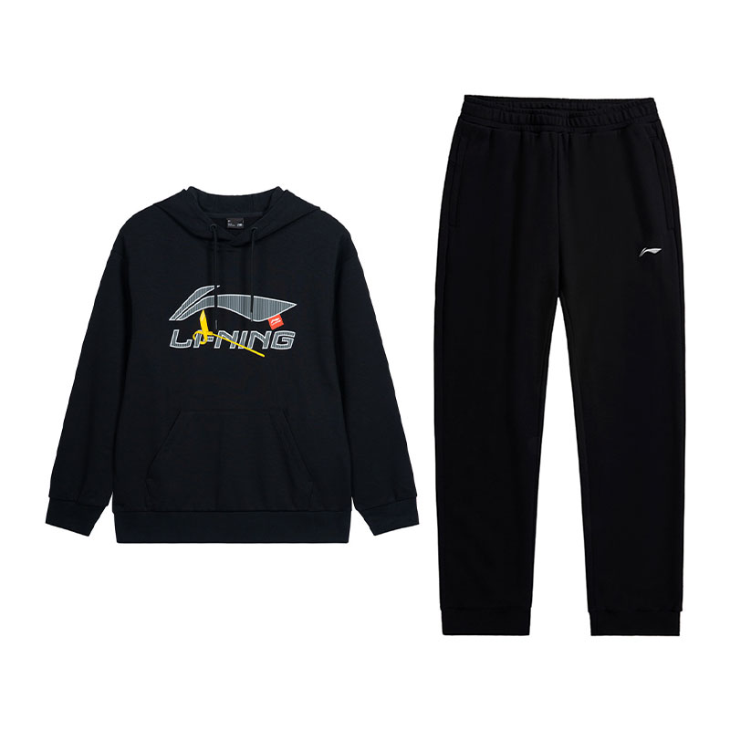 Li-Ning Casual Sportswear Men's, черный top+черный pants
Li-Ning Casual Sportswear Men's, черный top+черный pants
