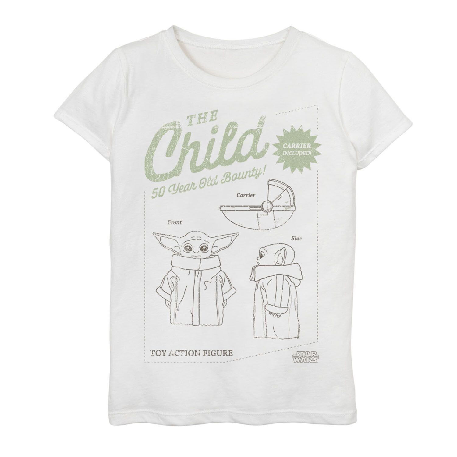 Футболка с фигуркой «Звездные войны» для девочек 7–16 лет, Мандалорец, ребенок, он же Бэби Йода Licensed Character 
Футболка с фигуркой «Звездные войны» для девочек 7–16 лет, Мандалорец, ребенок, он же Бэби Йода Licensed Character