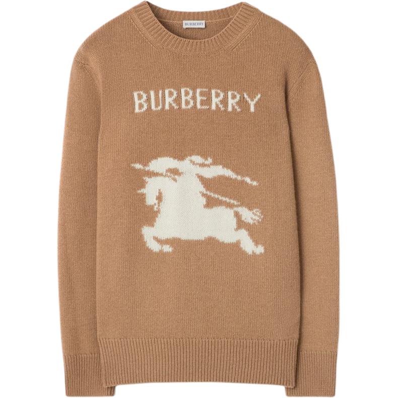 Шерстяной свитер рыцаря-наездника Burberry, коричневый
Шерстяной свитер рыцаря-наездника Burberry, коричневый