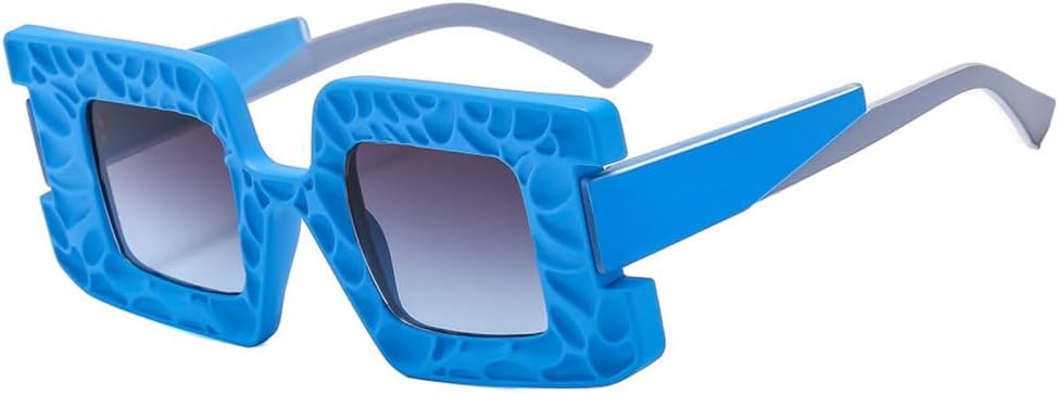 Ретро женские солнцезащитные очки с уникальными двухцветными линзами и защитой от УФ-излучения UV400. Модные трендовые градиентные мужские солнцезащитные очки цвета шампанского TYUVIVO, C5 Blue
Ретро женские солнцезащитные очки с уникальными двухцветными линзами и защитой от УФ-излучения UV400. Модные трендовые градиентные мужские солнцезащитные очки цвета шампанского TYUVIVO, C5 Blue