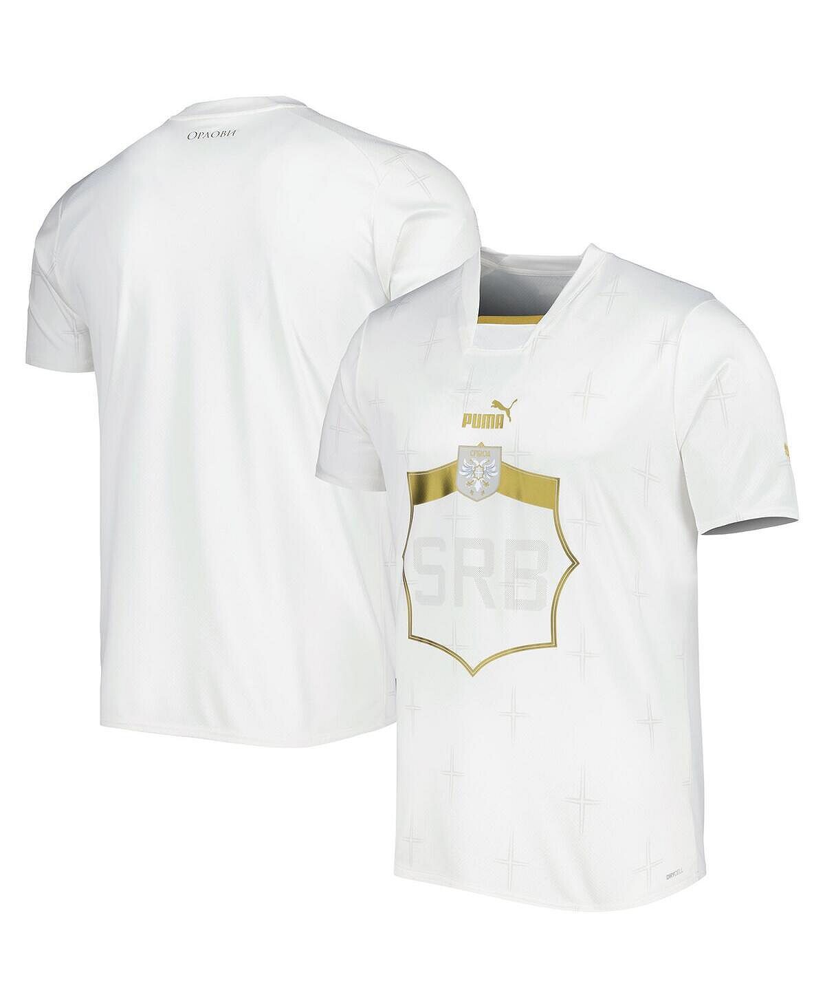 Мужская белая футболка сборной сербии 2022/23 на выезде, копия Puma, белый
Мужская белая футболка сборной сербии 2022/23 на выезде, копия Puma, белый